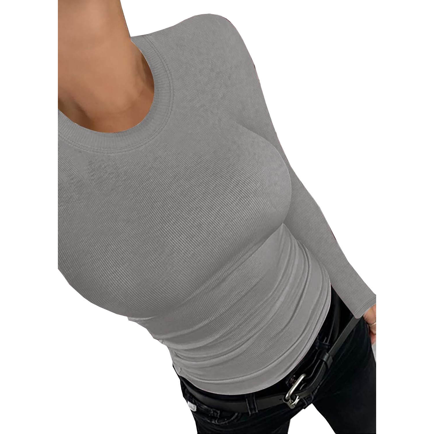 Long Sleeve Round Neck T-Shirt