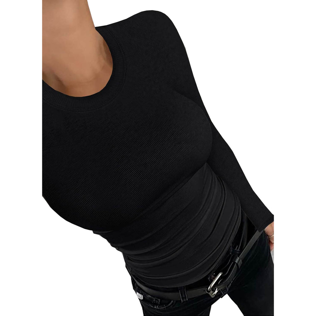 Long Sleeve Round Neck T-Shirt
