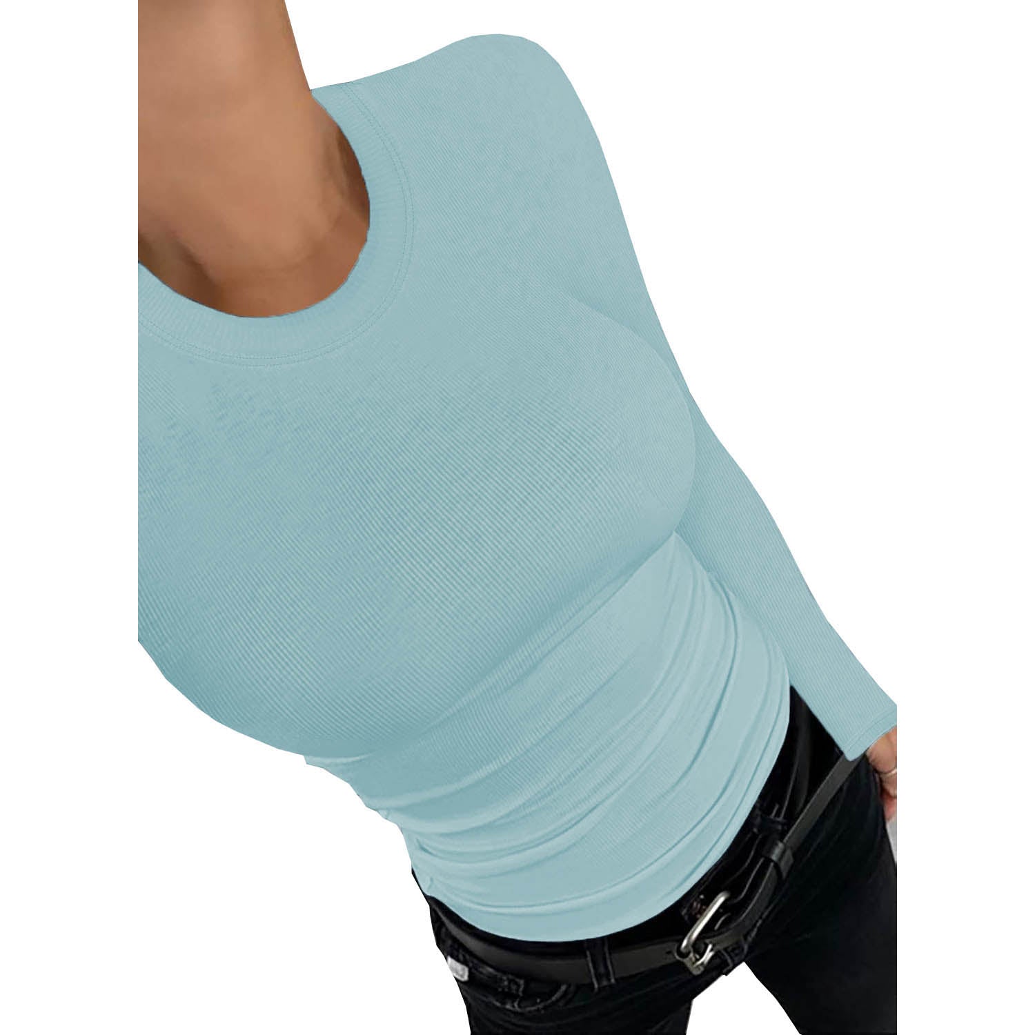 Long Sleeve Round Neck T-Shirt